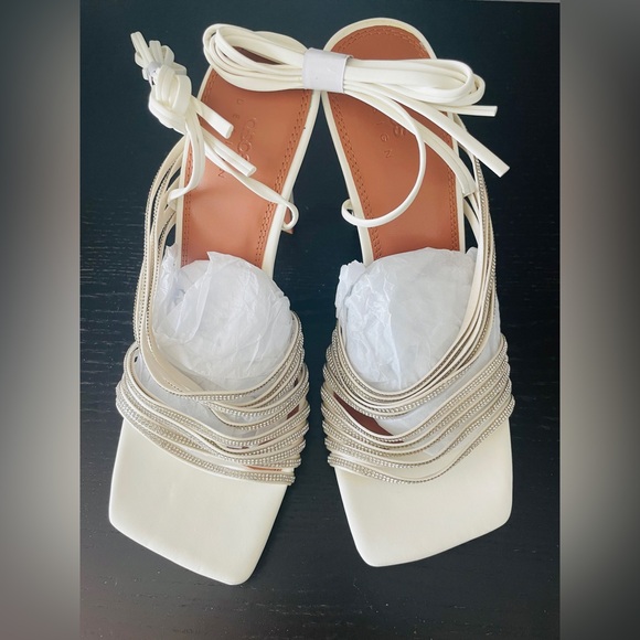 ASOS strappy tied sandal heels - Picture 2 of 4